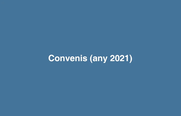 Convenis signats - any 2021