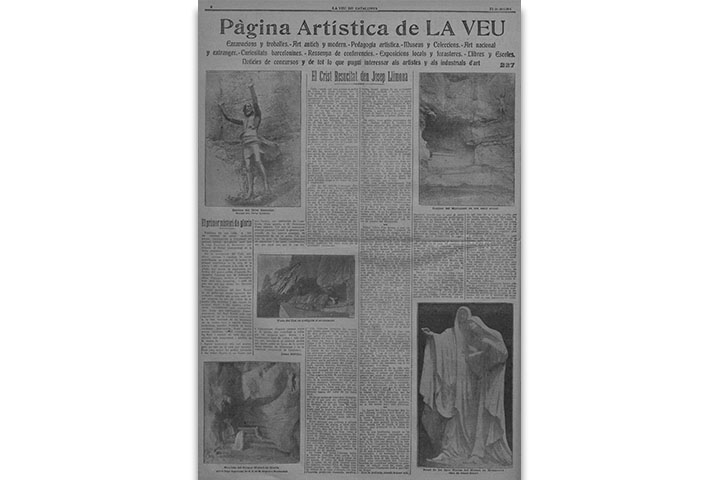 La Veu de Catalunya. Pàgina artística La Veu de Catalunya. Pàgina artística