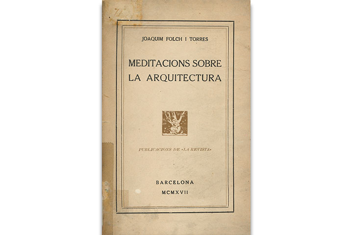 Meditacions sobre la arquitectura