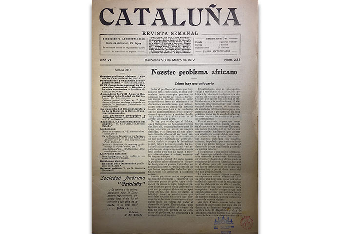 La Cataluña: revista semanal