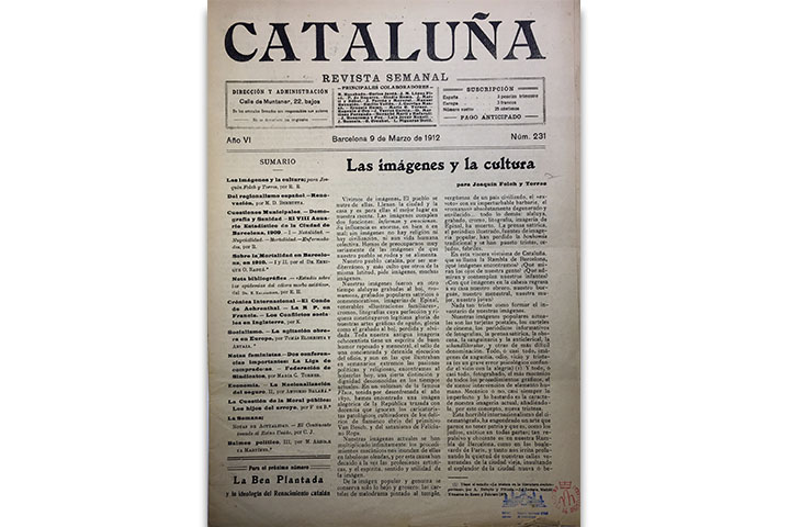 La Cataluña: revista semanal