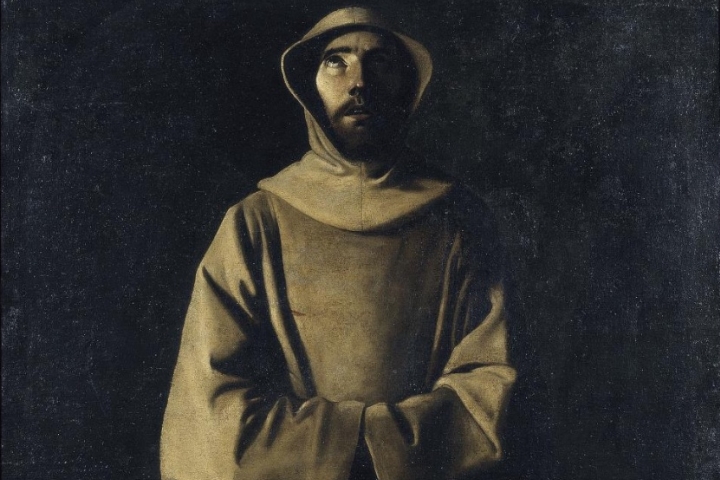 Sant Francesc d'Assís segons la visió del papa Nicolau V, Francisco de Zurbarán, cap a 1640 Sant Francesc d'Assís segons la visió del papa Nicolau V, Francisco de Zurbarán, cap a 1640