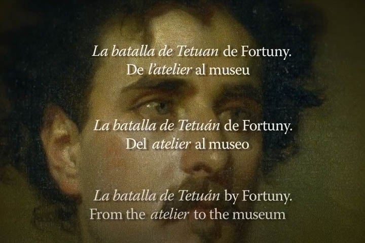Vídeo La batalla de Tetuan de Fortuny, de l'atelier al museu