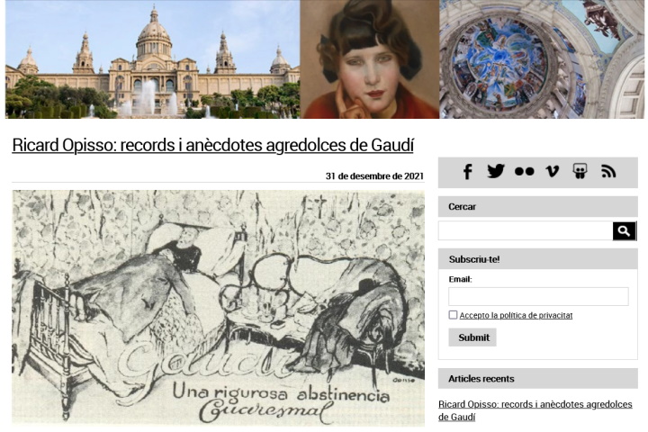 Ricard Opisso: records i anècdotes agredolces de Gaudí | blog museu nacional