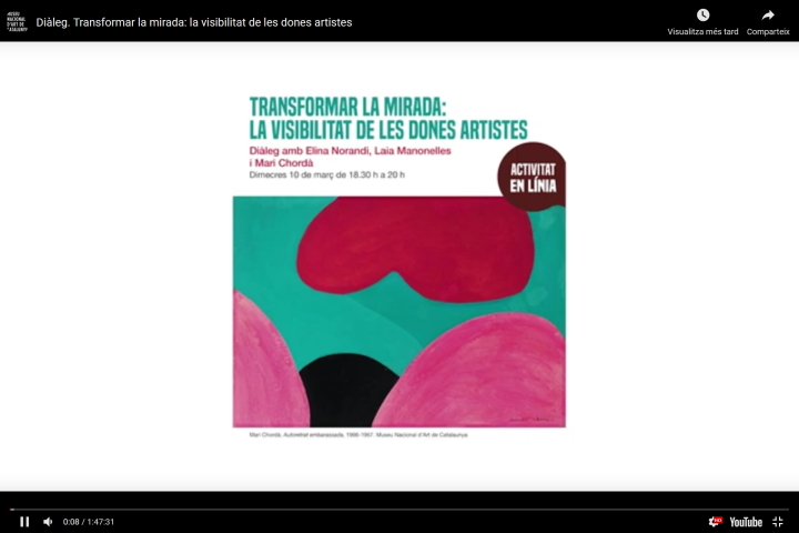 Diàleg. Transformar la mirada: la visibilitat de les dones artistes