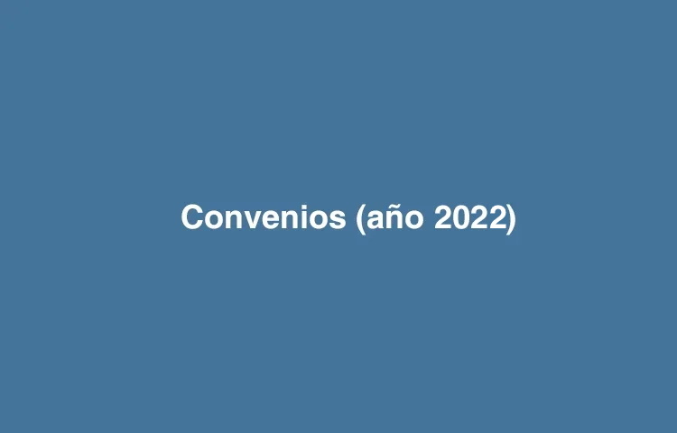 convenios firmados en 2022