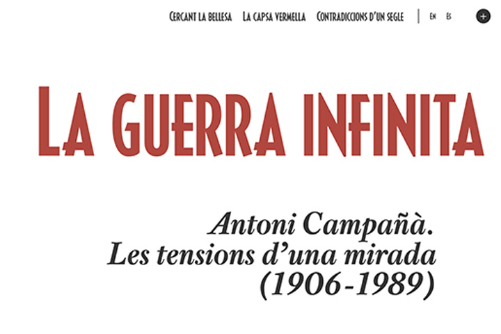 La guerra infinita. Antoni Campañà en línia