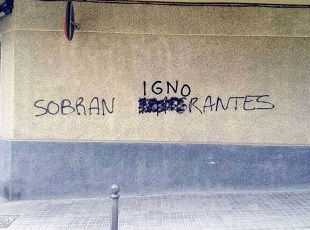 Pintada Sobran ignorantes