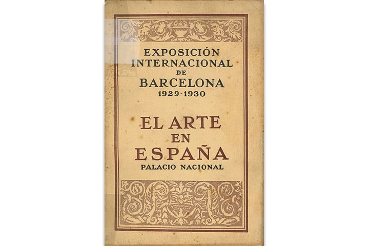 El arte en España: Palacio Nacional: Exposición Internacional de Barcelona: 1929-1930