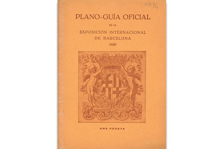 Plano-Guía oficial de la Exposición Internacional de Barcelona 1929