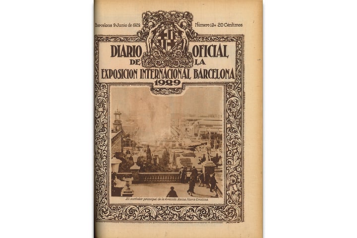 Diario oficial de la Exposición Internacional de Barcelona Diario oficial de la Exposición Internacional de Barcelona