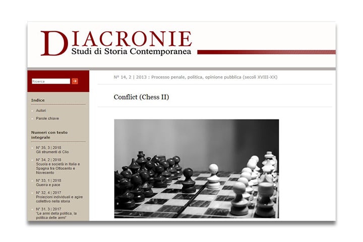 Diacronie: Studi di Storia Contemporanea Diacronie: Studi di Storia Contemporanea