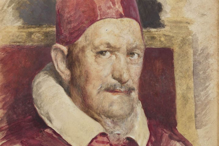 Retrat d'Innocenci X (còpia de Velázquez)