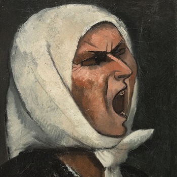 Juli González. Montserrat cridant núm. 1