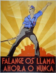 Cartell La falange os llama