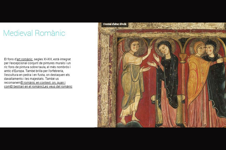La col·lecció d'art romànic