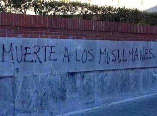Pintada Muerte a los musulmanes