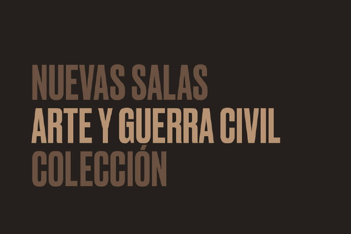nuevas salas de arte y guerra civil | programa de mano