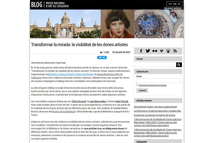 Blog Museu Nacional d’Art de Catalunya