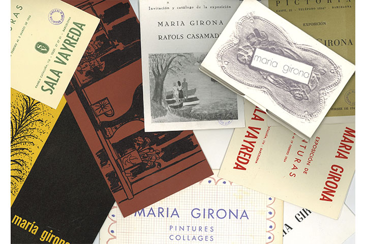 [Catàlegs d’exposicions individuals de Maria Girona]