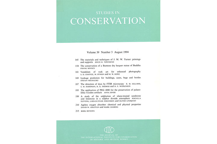 Studies in conservation