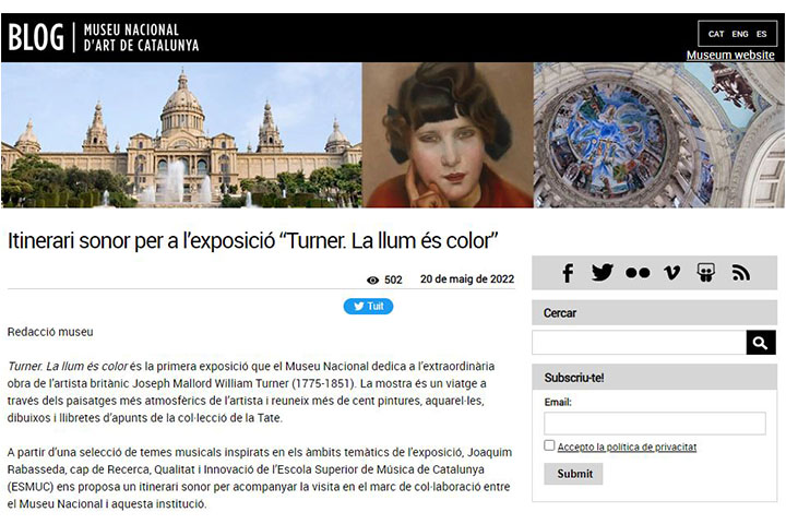 Blog Museu Nacional d’Art de Catalunya