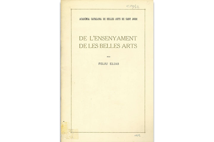 De l'ensenyament de les belles arts