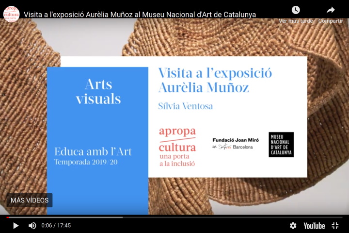 visita guiada a l'exposició d'Aurèlia Muñoz a càrrec de Sílvia Ventosa - Apropa Cultura
