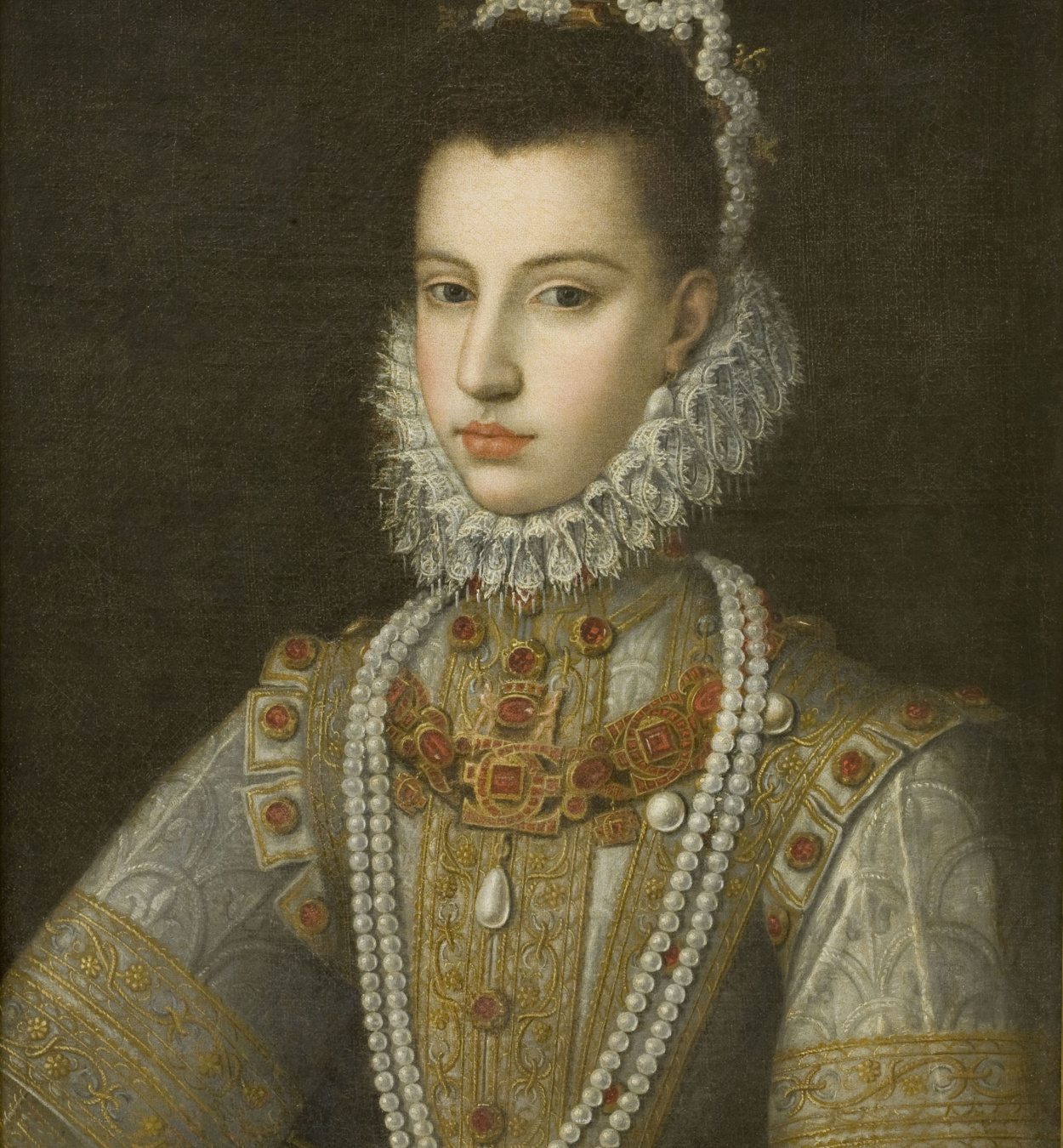 Portrait of the Infanta Catherine Michelle Alonso Sánchez Coello - Portrait of the Infanta Catherine Michelle - Between 1582-1584