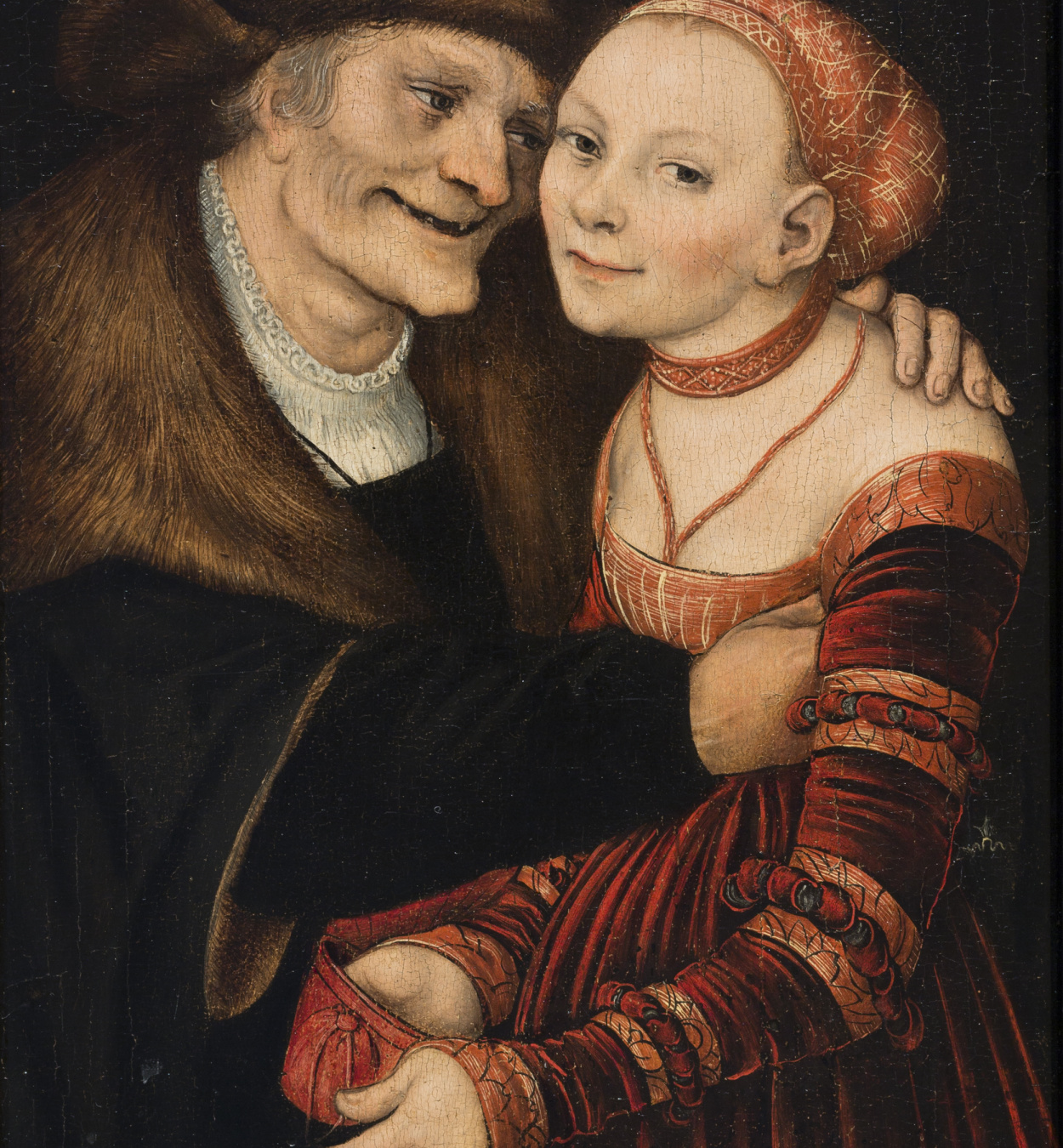 Parella amorosa desigual Lucas Cranach (el Vell) - Parella amorosa desigual - 1517
