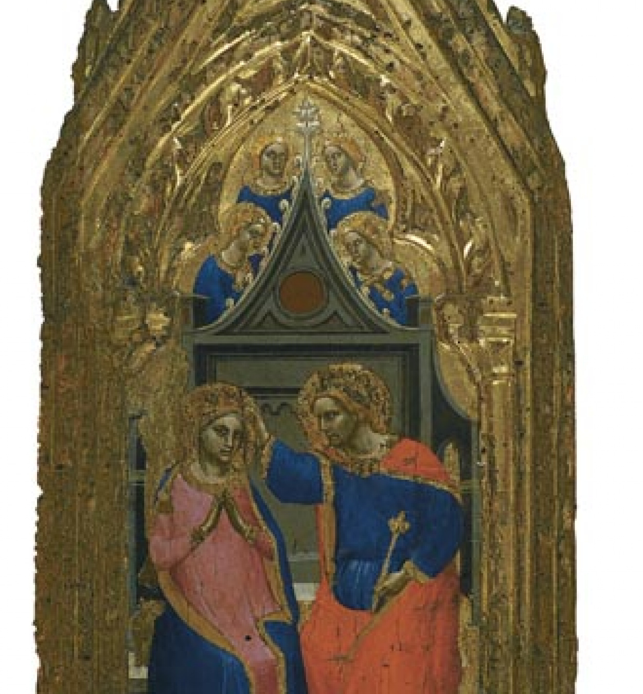 Coronació de la Mare de Déu amb quatre àngels Giovanni da Bologna - Coronació de la Mare de Déu amb quatre àngels - 1380-1389