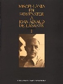 Miscel·lània en homenatge a Joan Ainaud de Lasarte, I 1998 - Several Authors