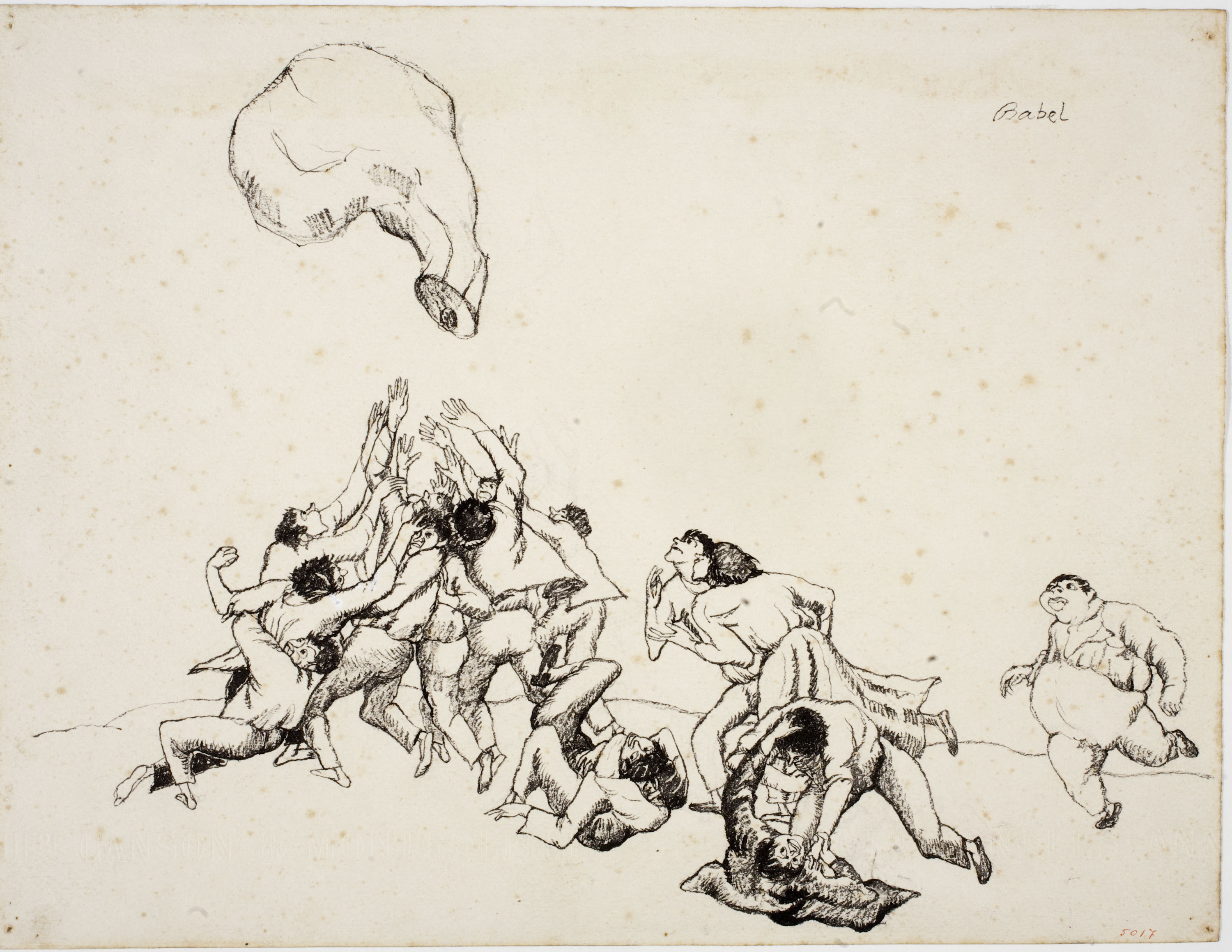 Xavier Nogués - A rampinya estira-cabells - 1914