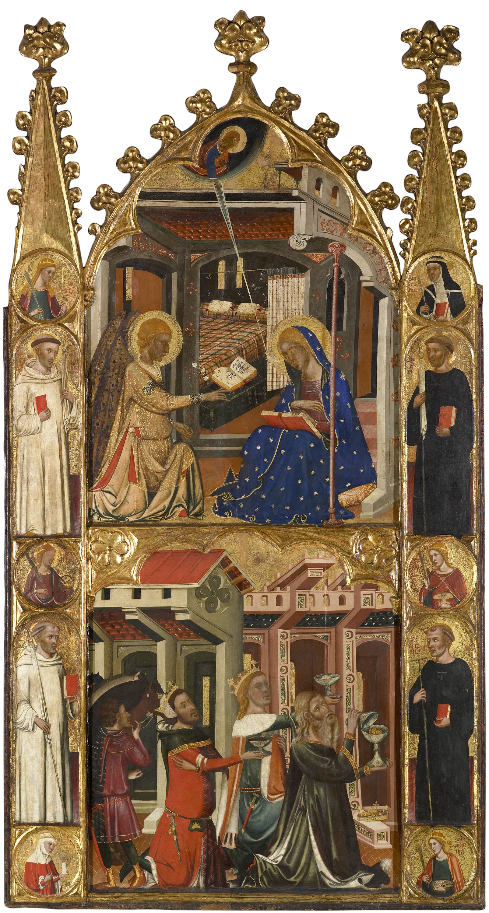 Anunciación y reyes de la Epifanía