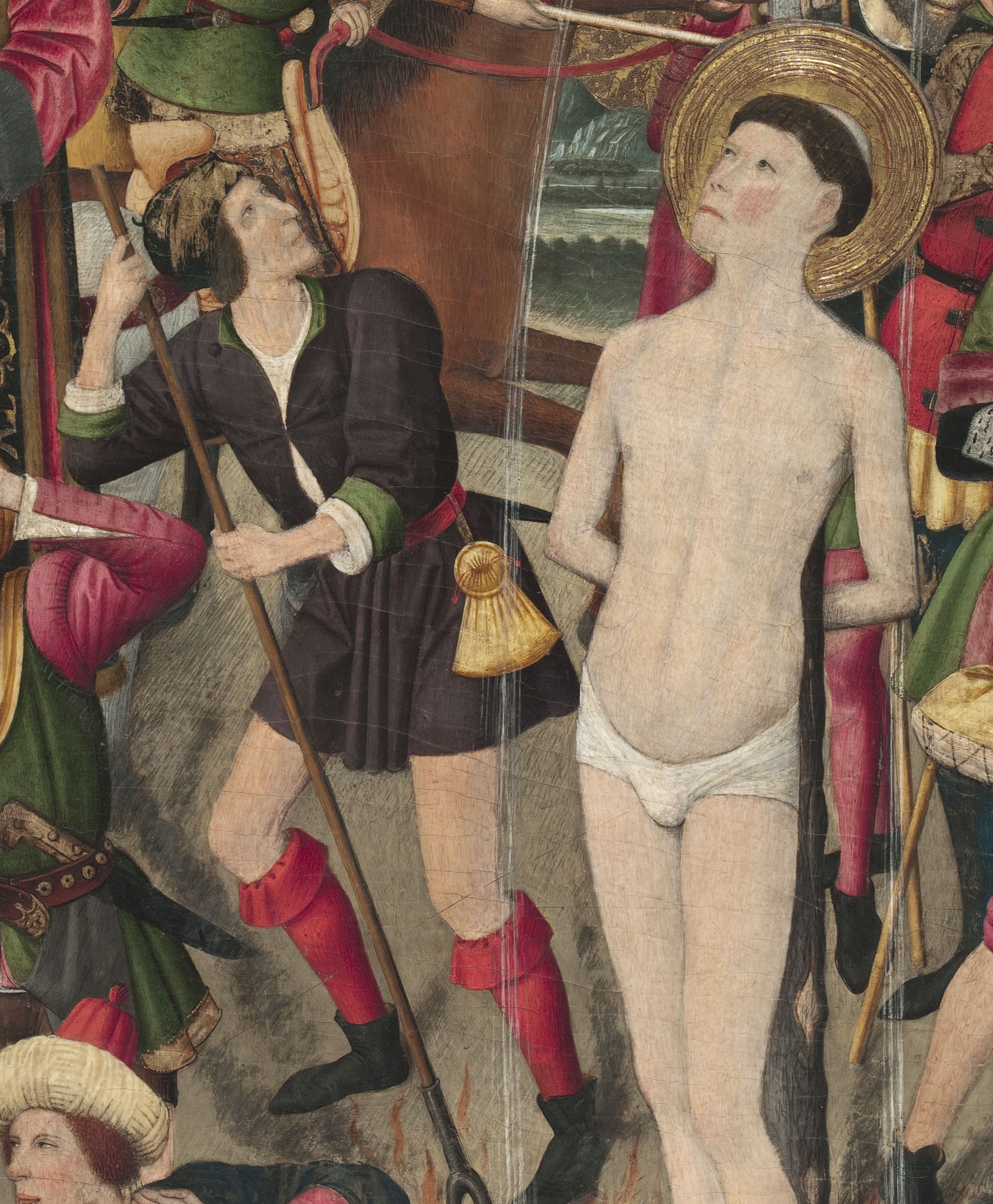 Sant Vicenç a la foguera, Jaume Huguet Sant Vicenç a la foguera, Jaume Huguet