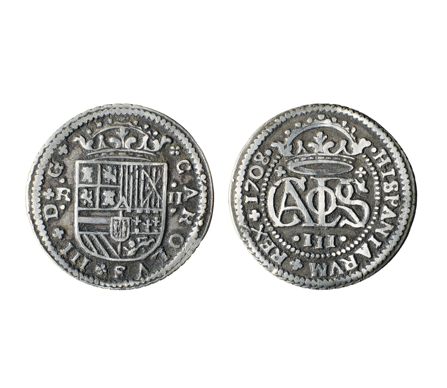 2 rals, Arxiduc Carles d'Àustria
