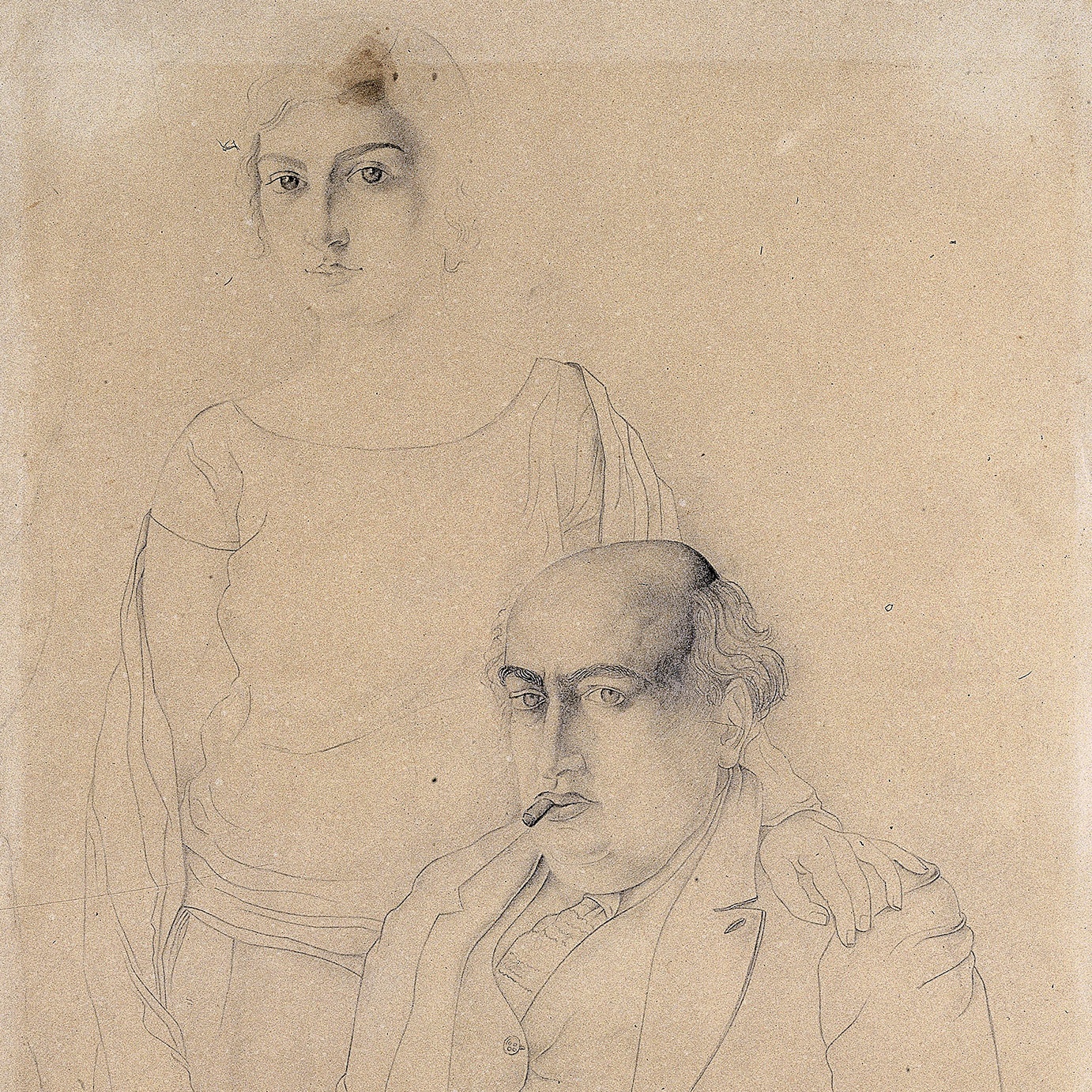 Retrat del pare i germana de l’artista Retrat del pare i germana de l’artista