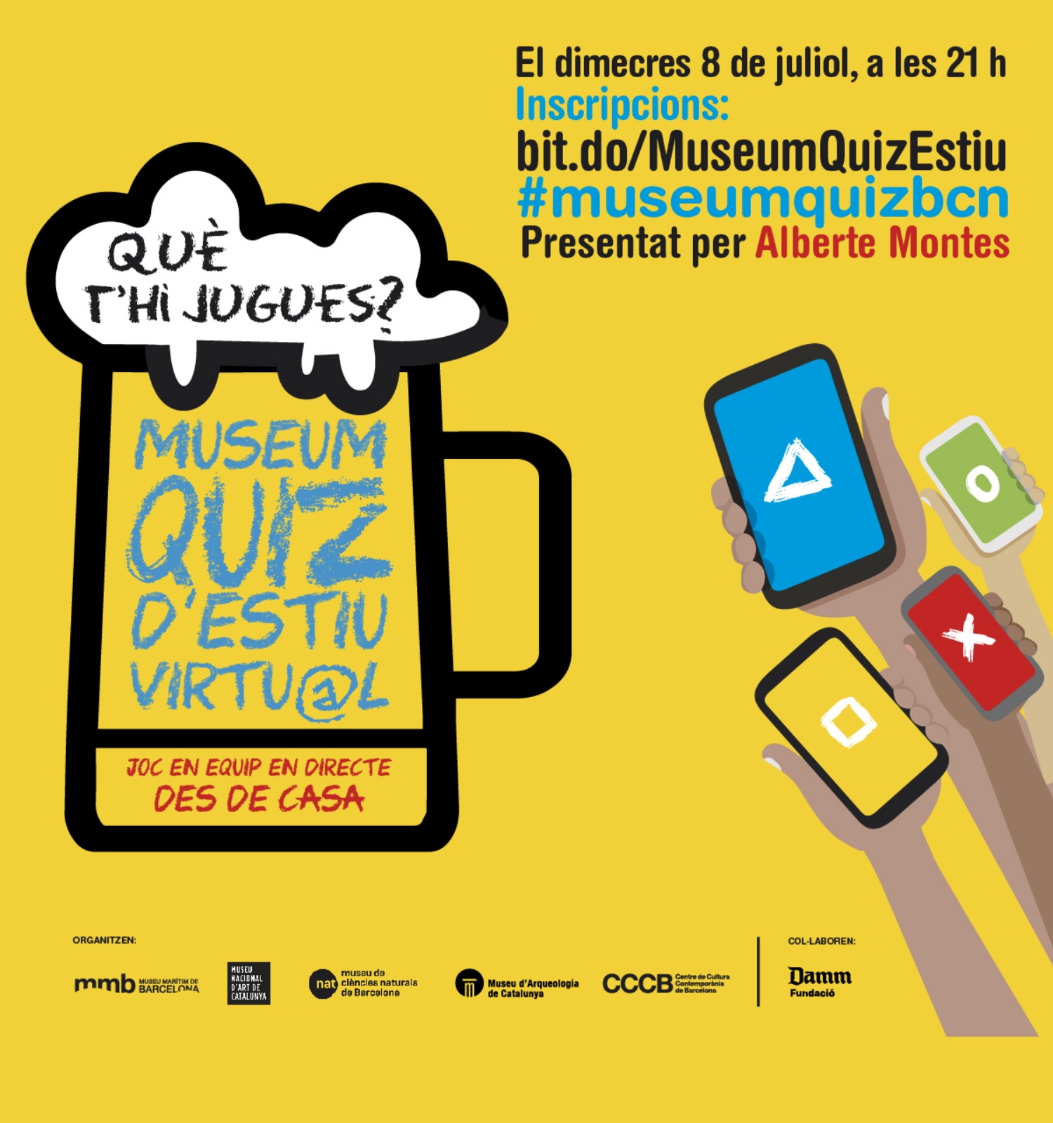 Torna el Museum Quiz d’Estiu...aquest any en streaming! Museum Quiz Estiu virtual