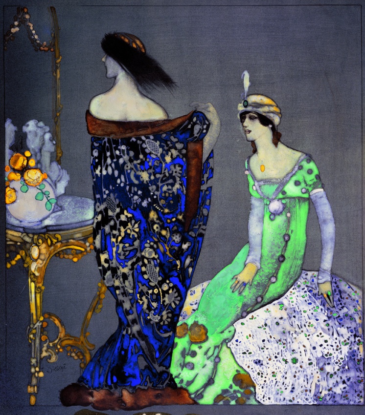 Xavier Gosé, Le manteau bleu, c.1912 (Museu d&#039;Art Jaume Morera, LLeida)