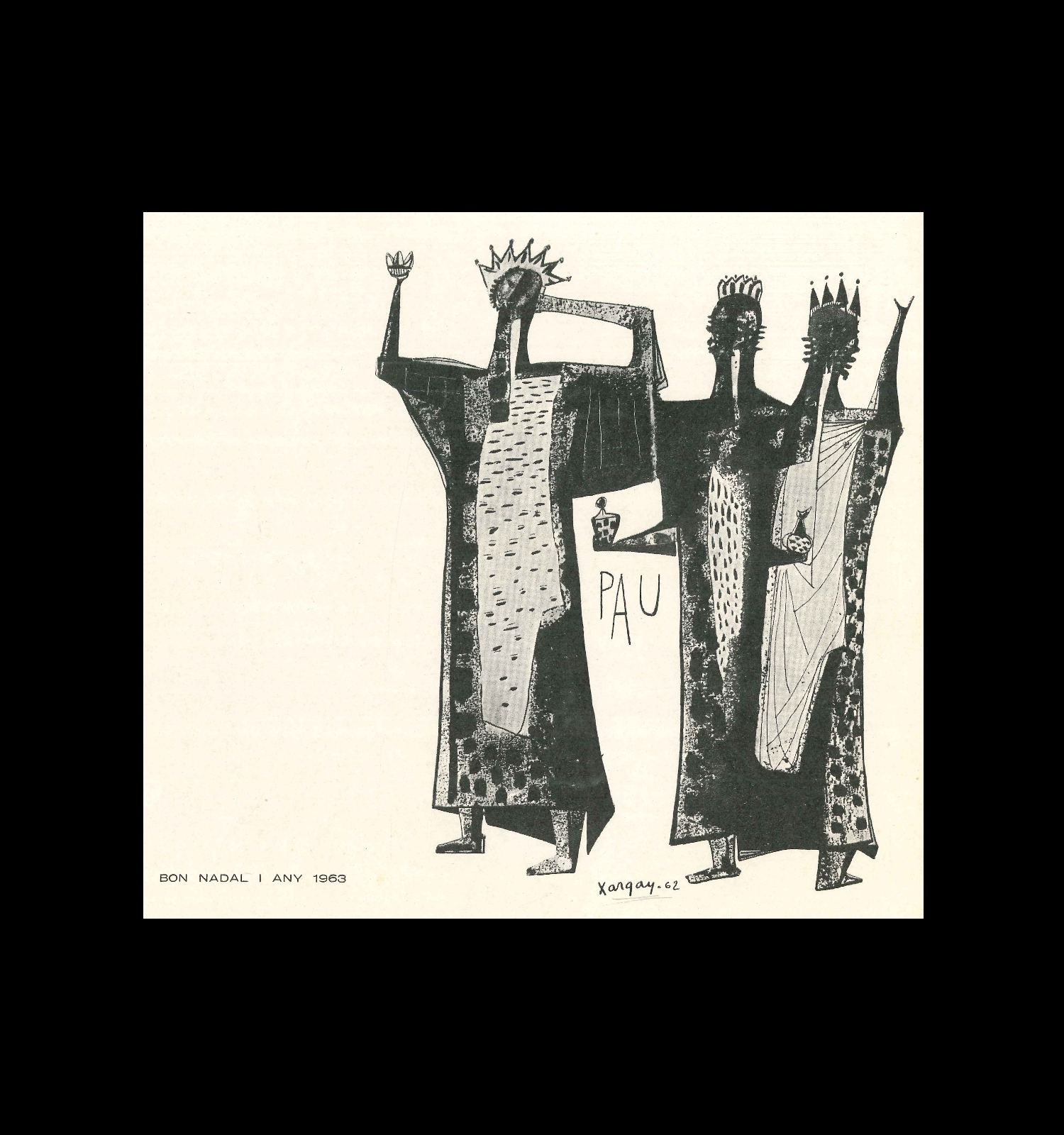 FELICITACIÓ  DE NADAL, 1962