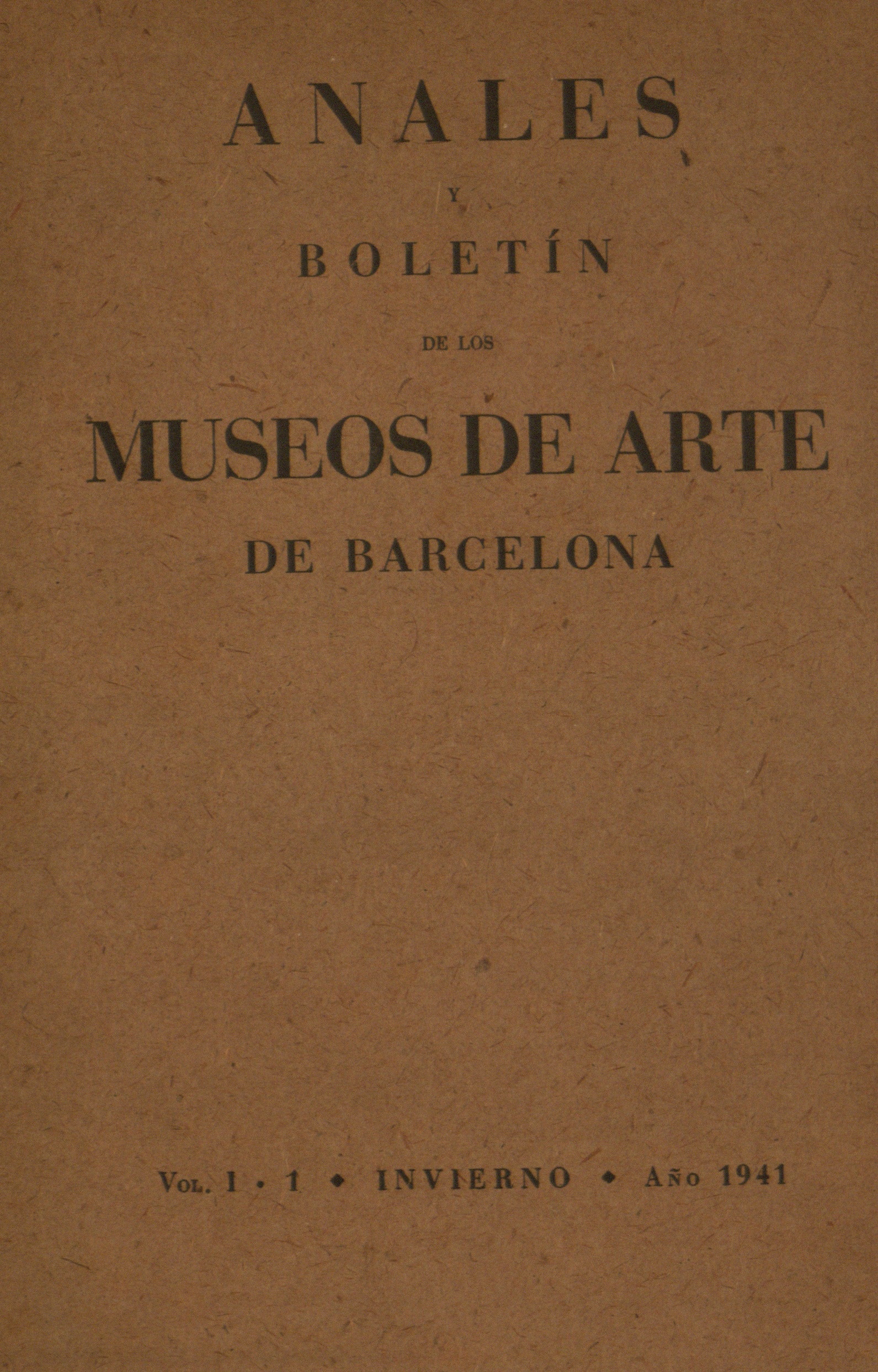 Vol. 1, núm. 1 (1941)