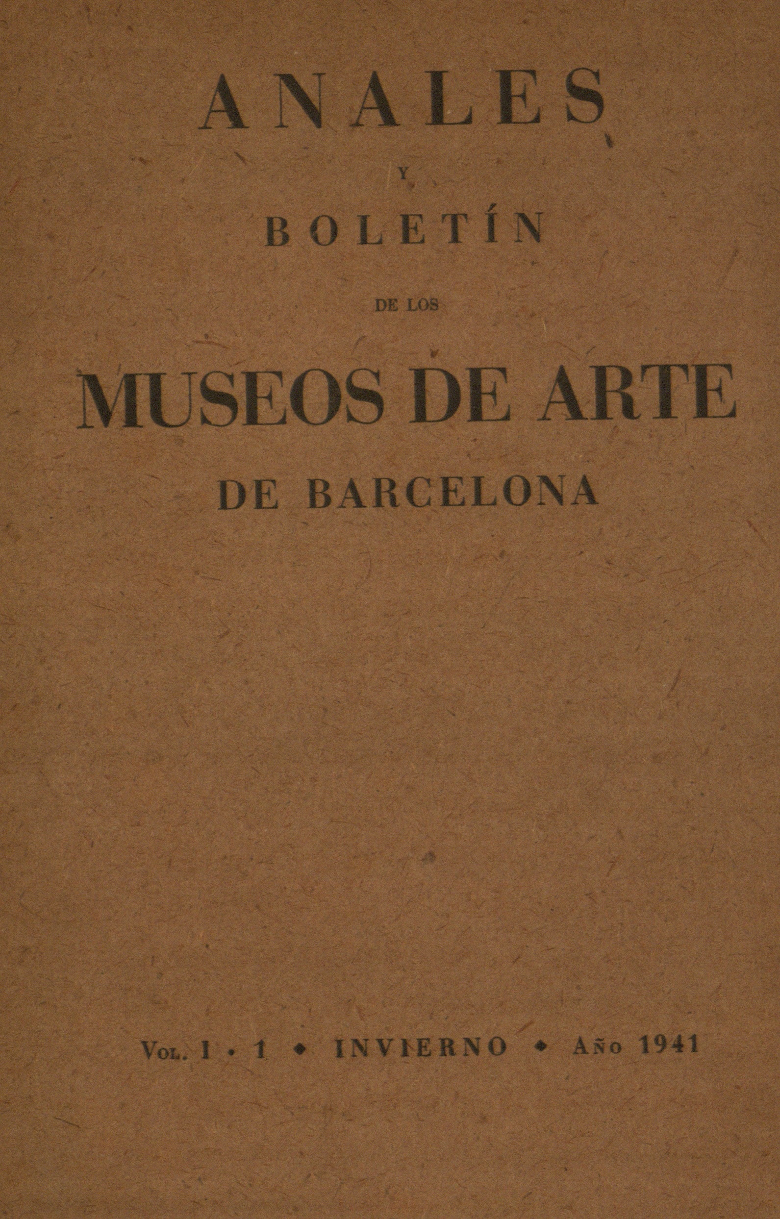 Vol. 1, núm. 1 (1941)