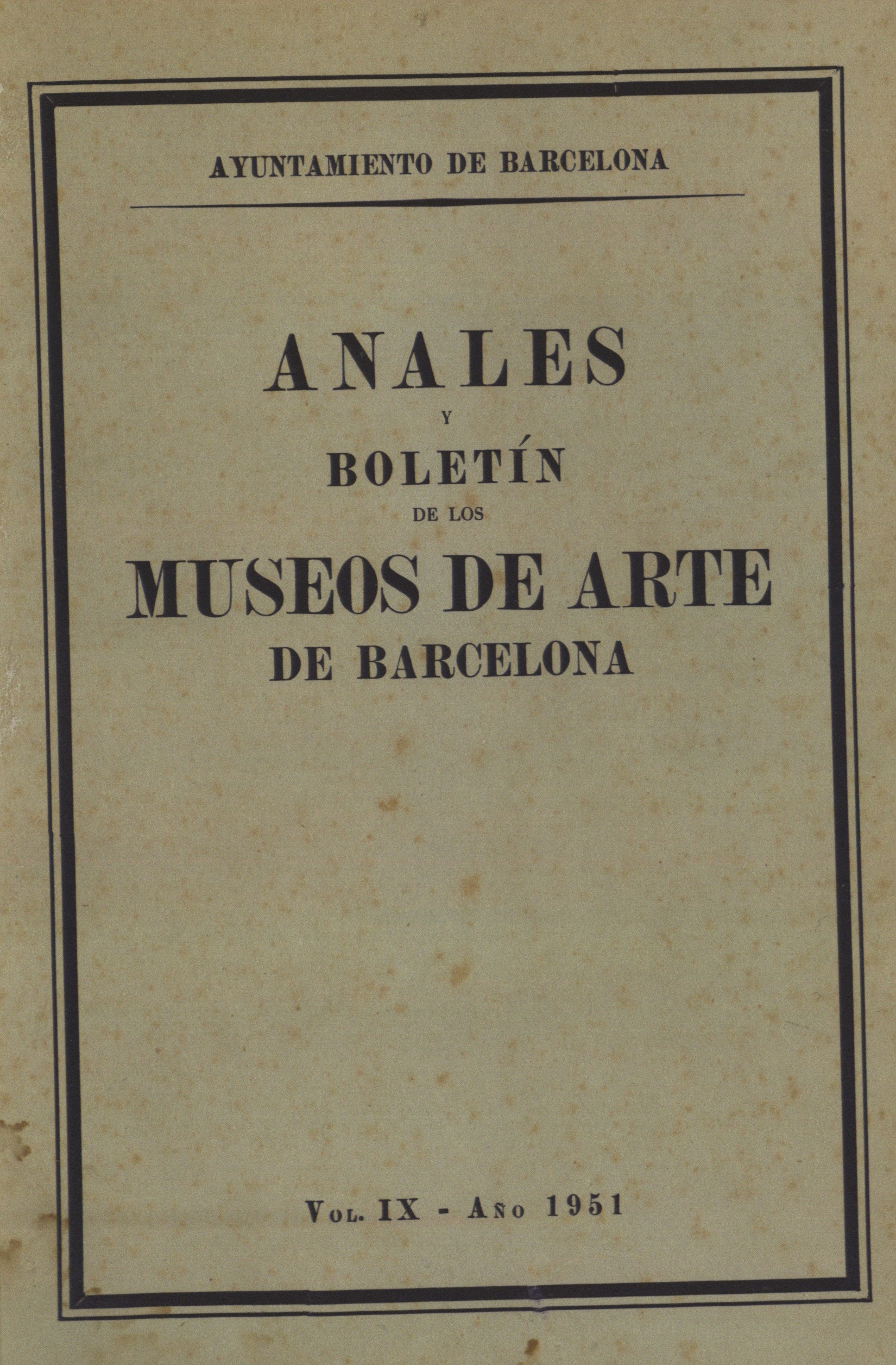 Vol. 9, 1951 