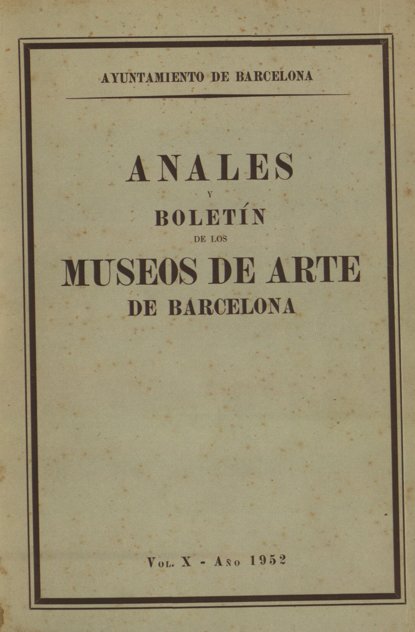 Vol. 10, 1952 