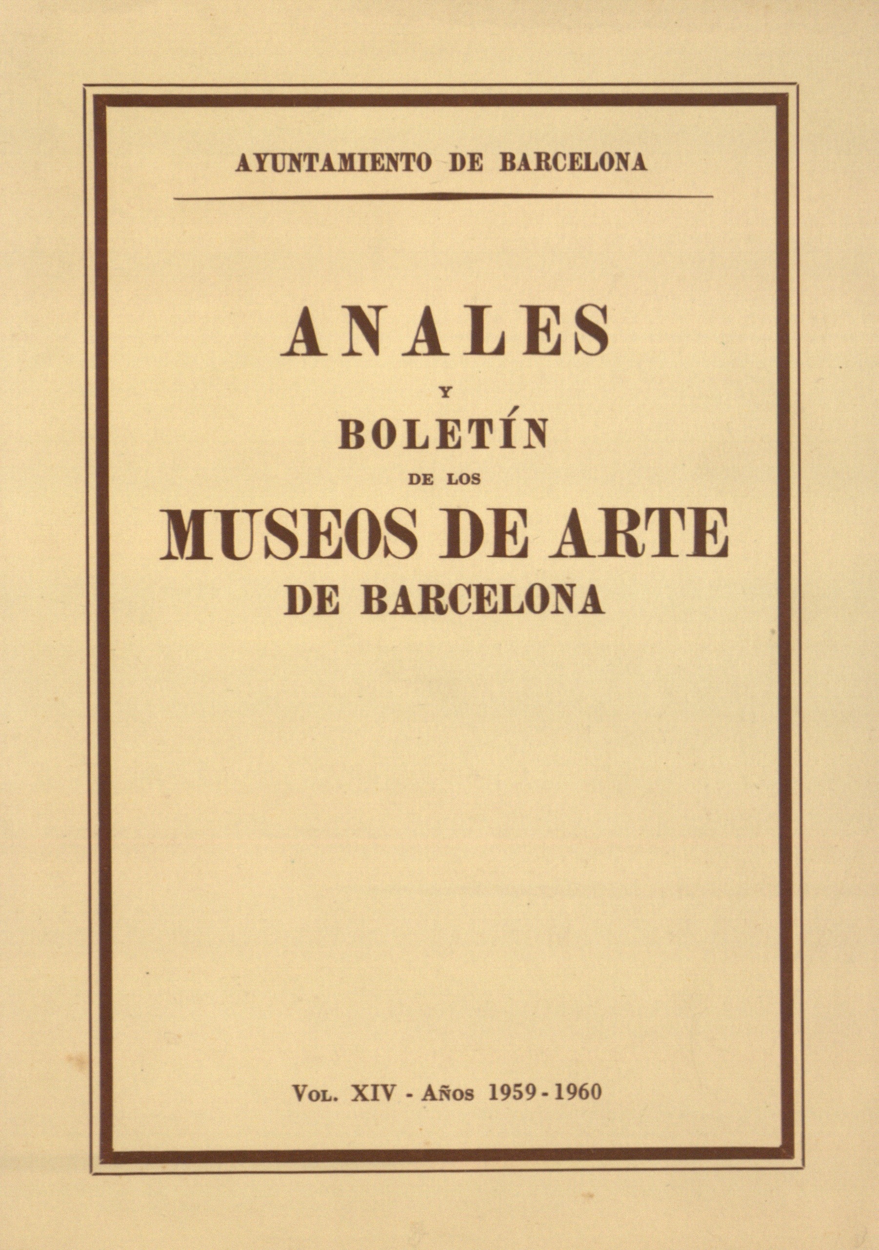 Vol. 14, 1959-1960 