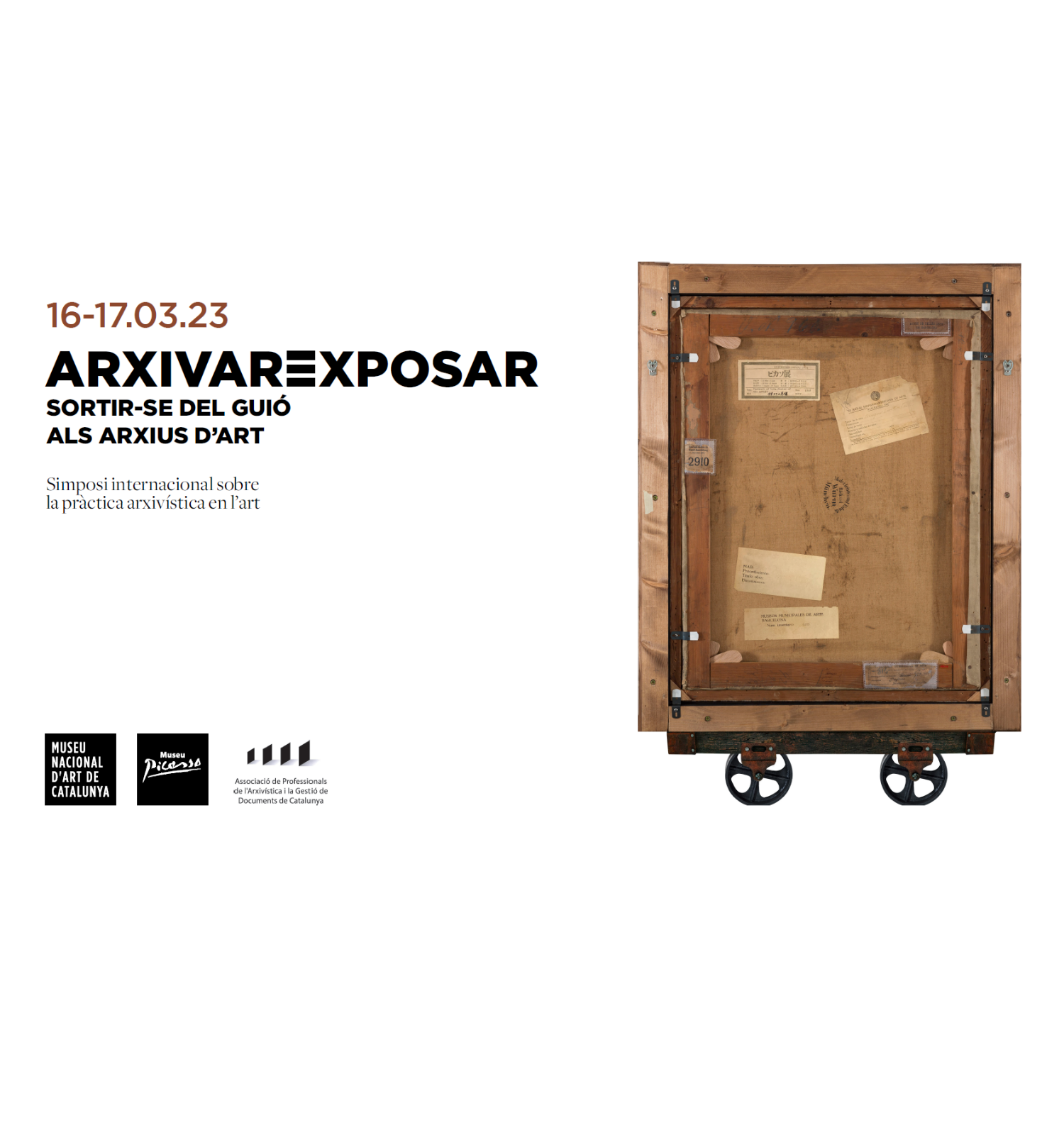 Arxivar Exposar. Sortir-se del guió als arxius d&#039;art | Simposi Internacional