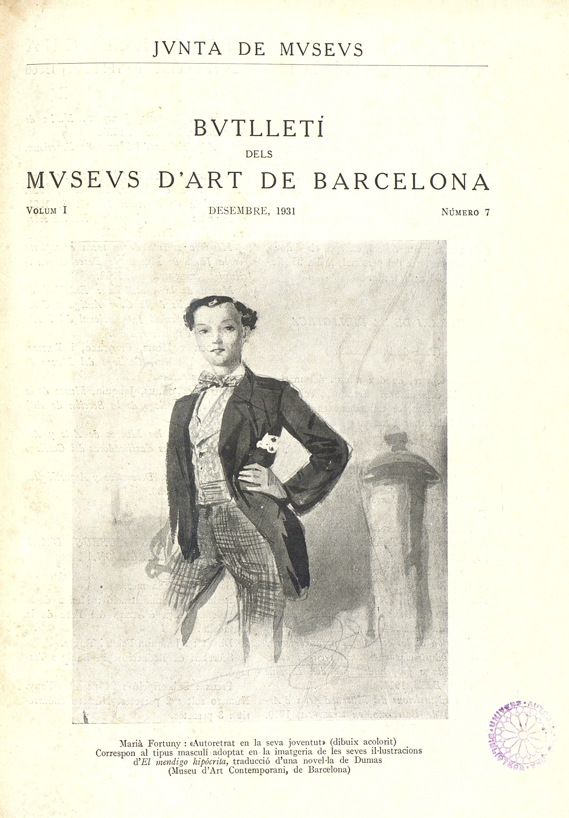 Vol. 1, núm. 7 (desembre 1931)