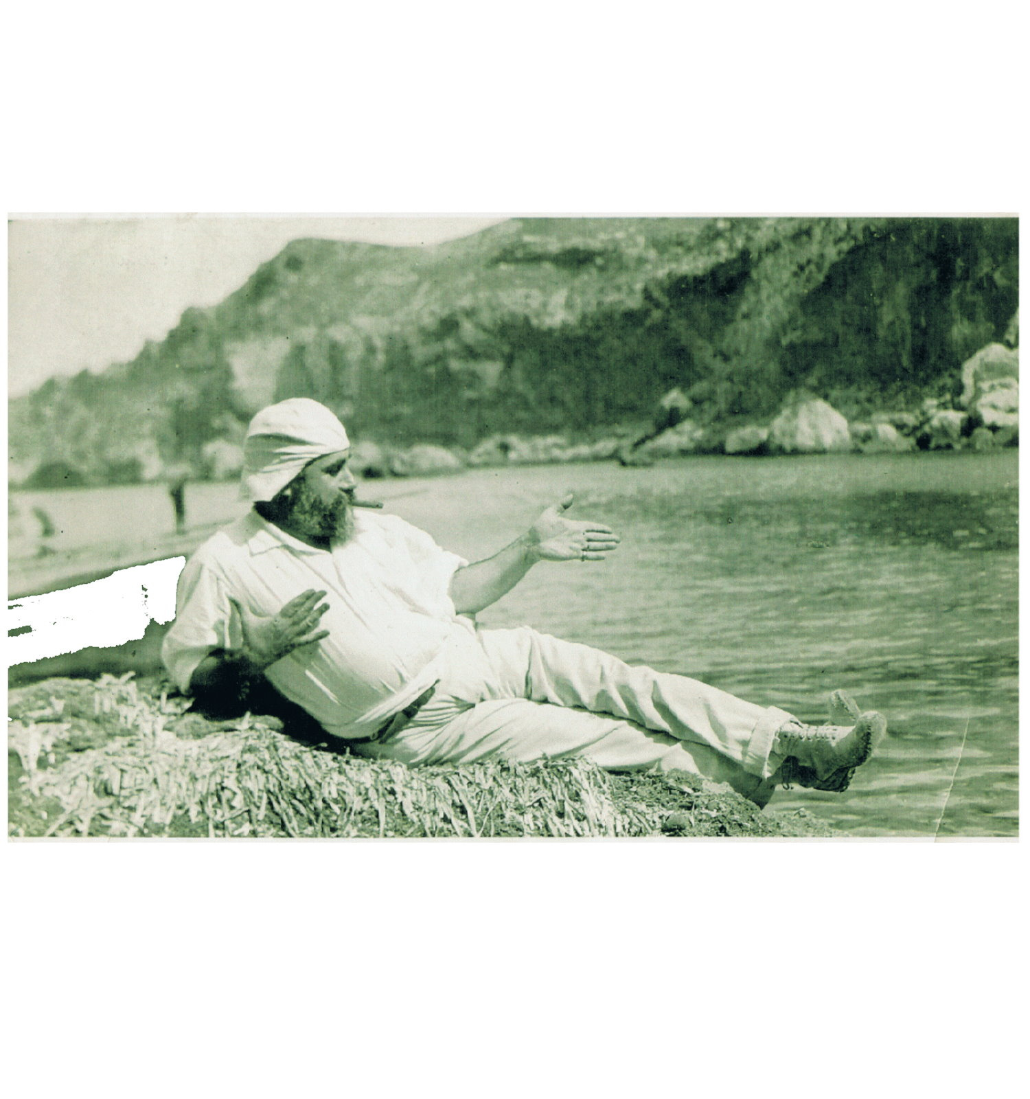 Autor desconegut. Anglada a la cala Sant Vicenç, Mallorca, c. 1913. Parque Criollo y Museo Gauchesco Ricardo Güiraldes, San Antonio de Areco, Buenos Aires