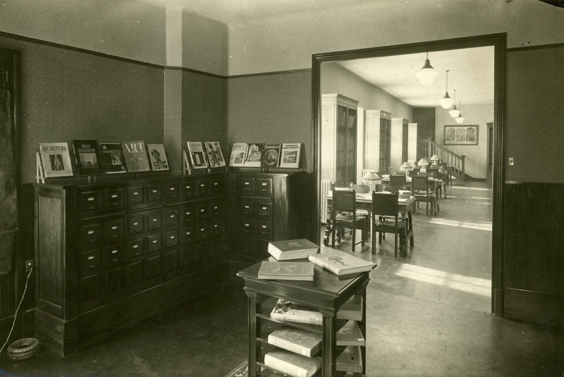 Sala de fitxers i sala de lectura