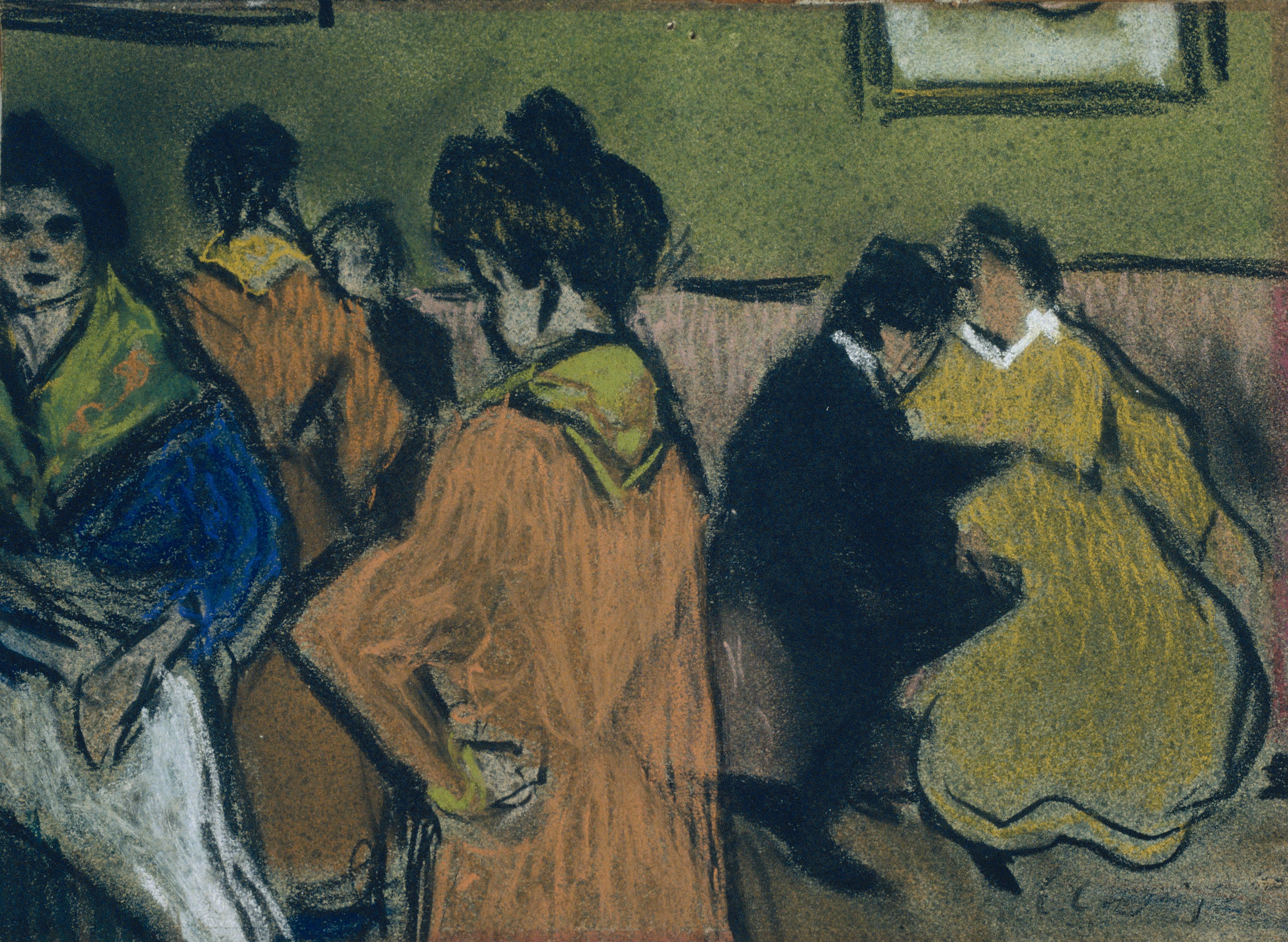 Carles Casagemas, Casa de cites, c. 1900. Museu Nacional d’Art de Catalunya. Carles Casagemas, Casa de cites, c. 1900. Museu Nacional d’Art de Catalunya.